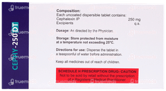 Cephy 250 Dt Tablet 10 Cephy 250 Dt Tablet 10